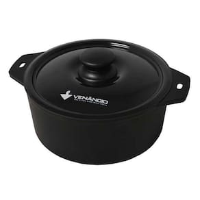 Panela de Ferro Fundido Tampa Preta 220x115 Met. Venâncio