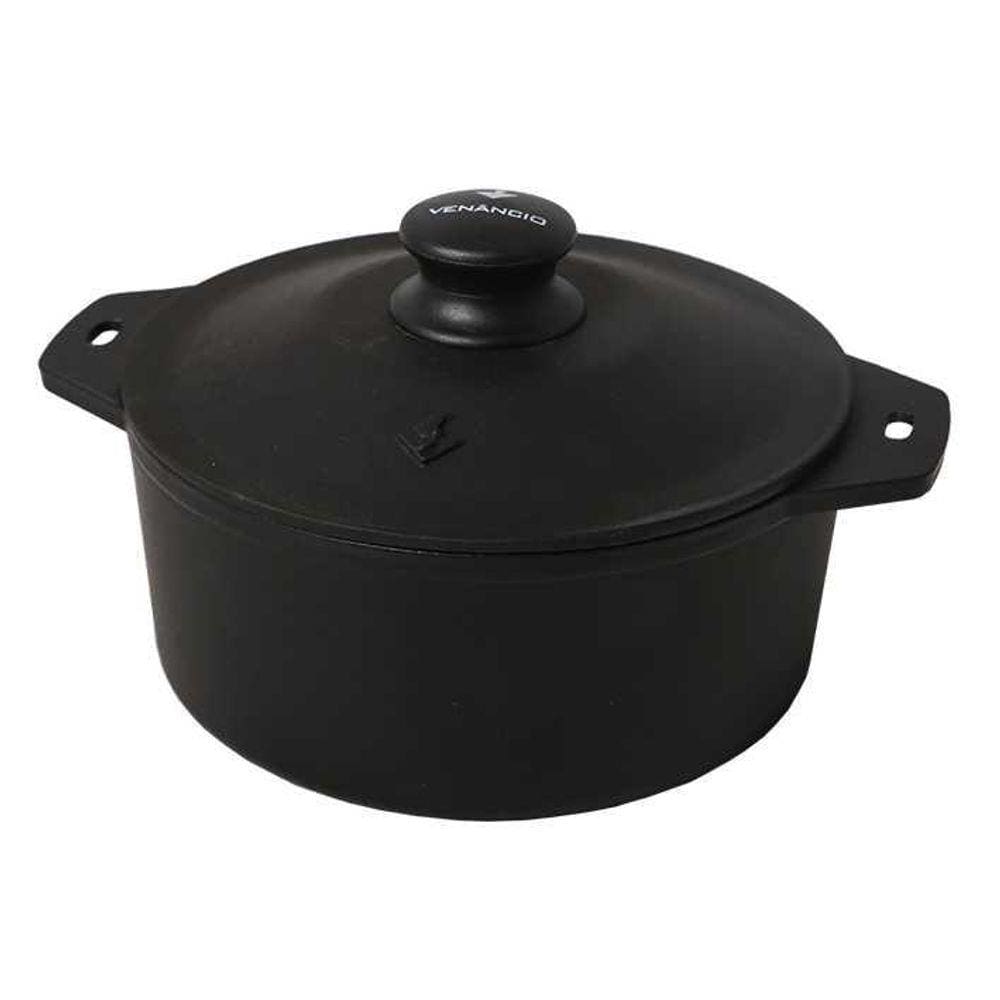 Panela de Ferro Fundido Tampa de Ferro 200x82 Met. Venâncio