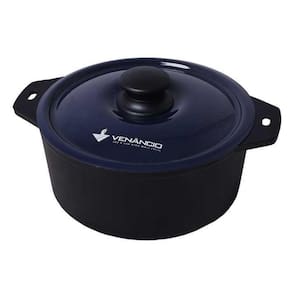 Panela de Ferro Fundido Tampa Azul 260x115 Met. Venâncio