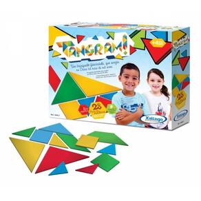 Jogo Tangran - Formas Geométricas - 28 Peças - Xalingo 04421