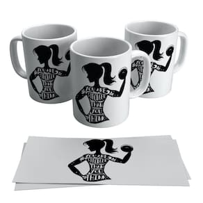 Caneca Feminina Crossfit Fitness Musculação Mulher Presente