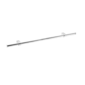 Tubo Suporte Redondo Com Kit Fixação Schmitt 76 Cm 5/8 Inox