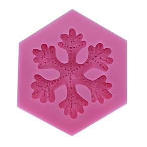 Molde Em Silicone Natal Floco De Neve - Gmezn451