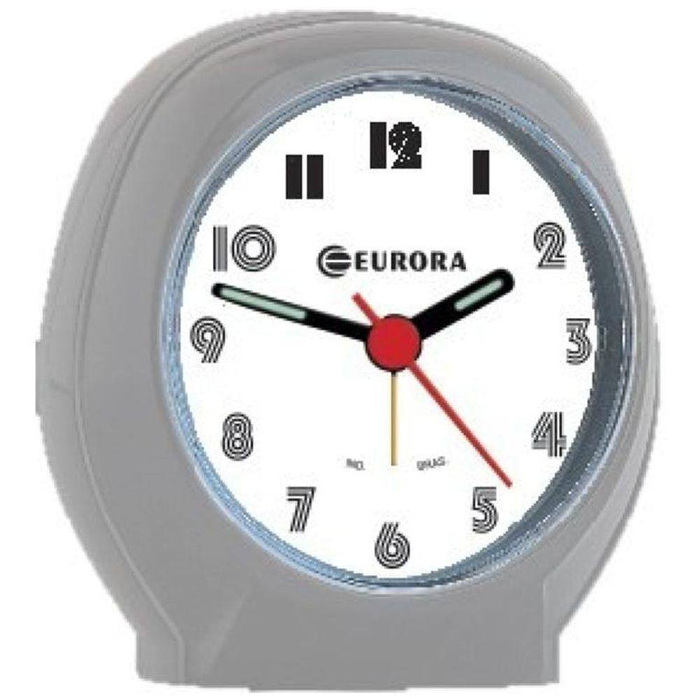 Despertador Eurora Quartz 2696 Cinza