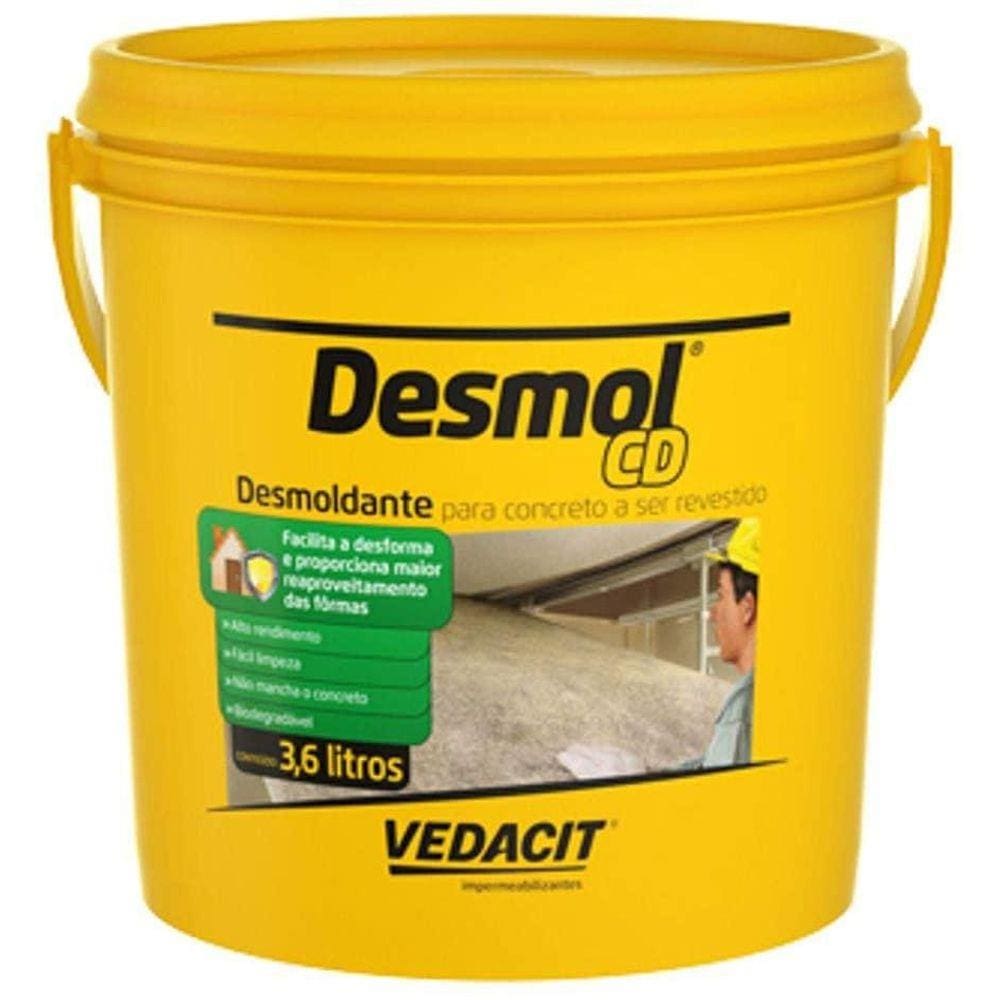 Agente Desmoldante Desmol Cd 3,6L - Vedacit