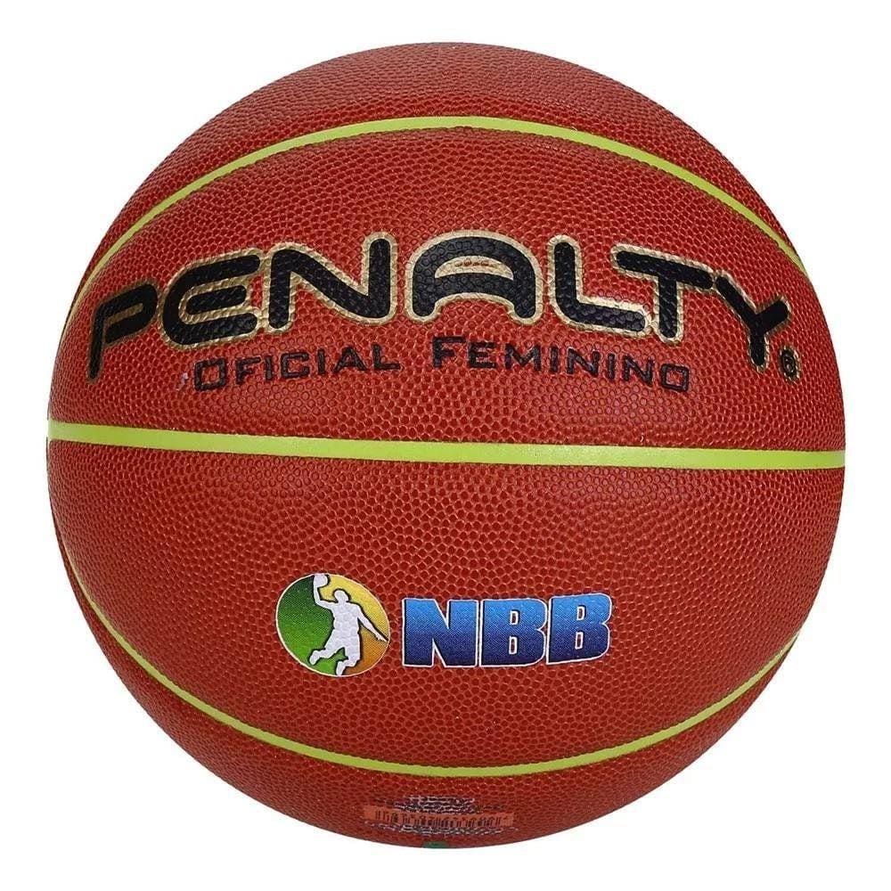 Bola Penalty Basquete 6.8 Cross Over X - Laranja Com Detalhes