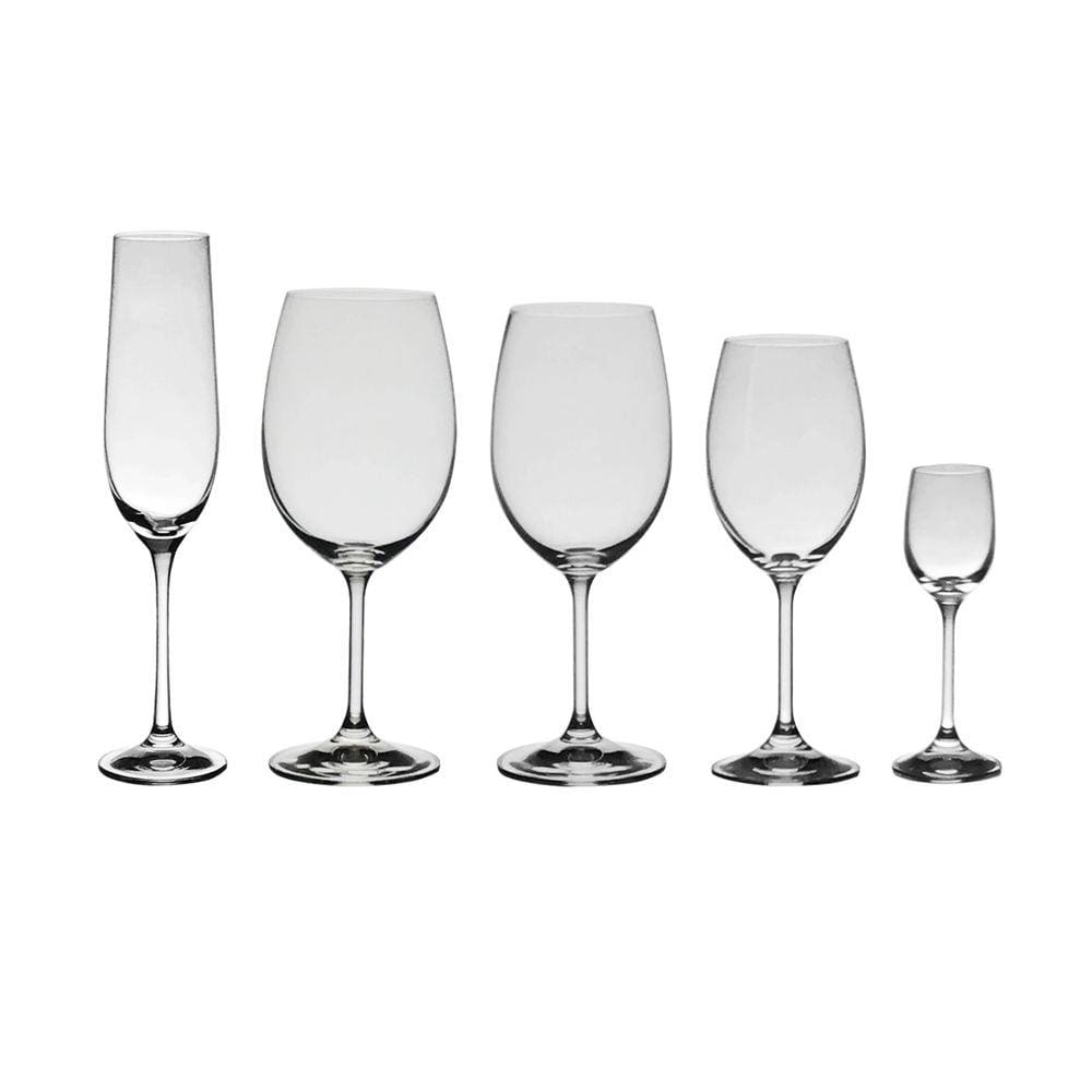 Jogo Com 30 Taças De Cristal Linhas Helena E Roberta Bohemia