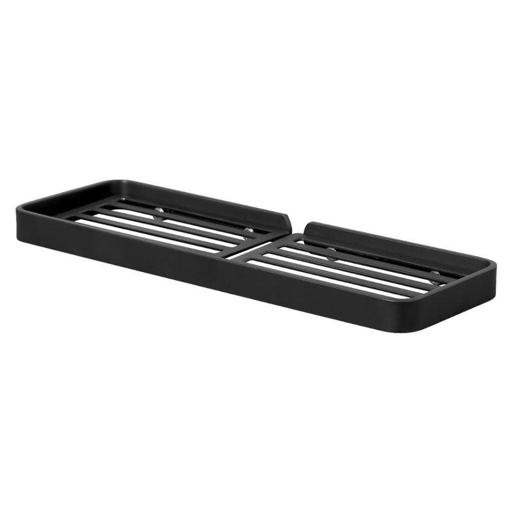 Suporte Porta Shampoo Prateleira Preto Fosco De Parede Plus