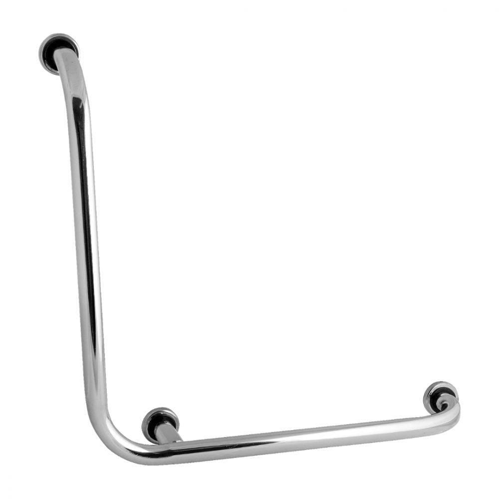 Barra de Apoio para Box de Banheiro Modelo L 60x60cm Direita