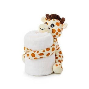 Cobertor E Bichinho De Pelúcia - Girafinha - Loani