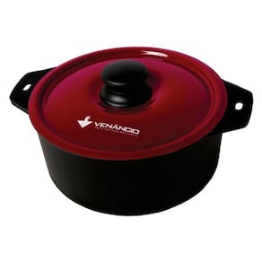 Panela de Ferro FundidoTampa Bordô 220x115 Met. Venâncio