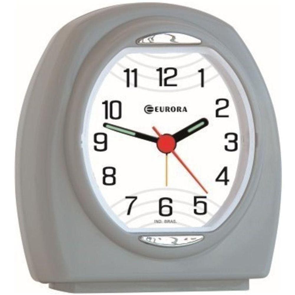 Despertador Eurora Quartz 2695 Cinza