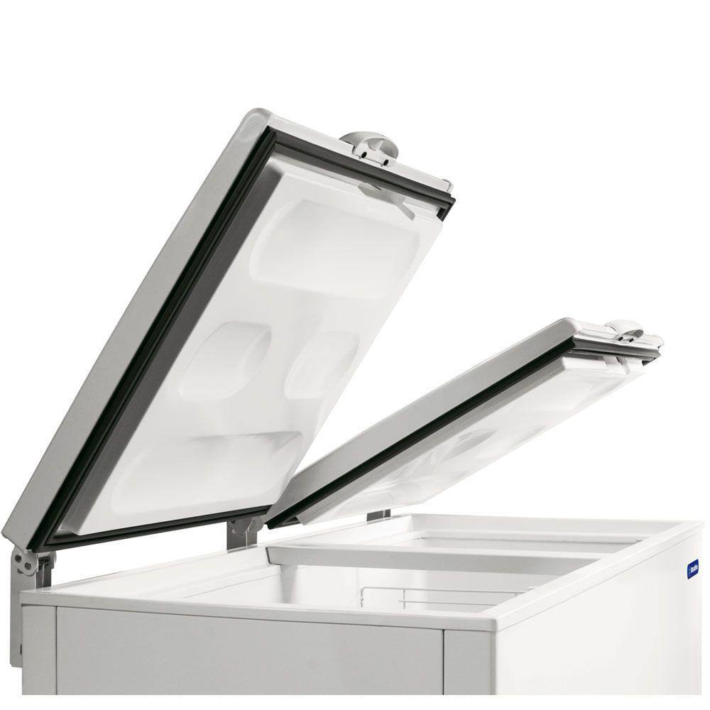 Freezer Horizontal Dupla Ação Porta Cega | Casas Bahia