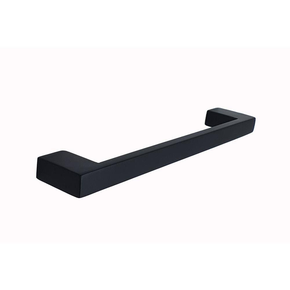 Porta Toalha  De Parede Guriri 30cm Preto Inox
