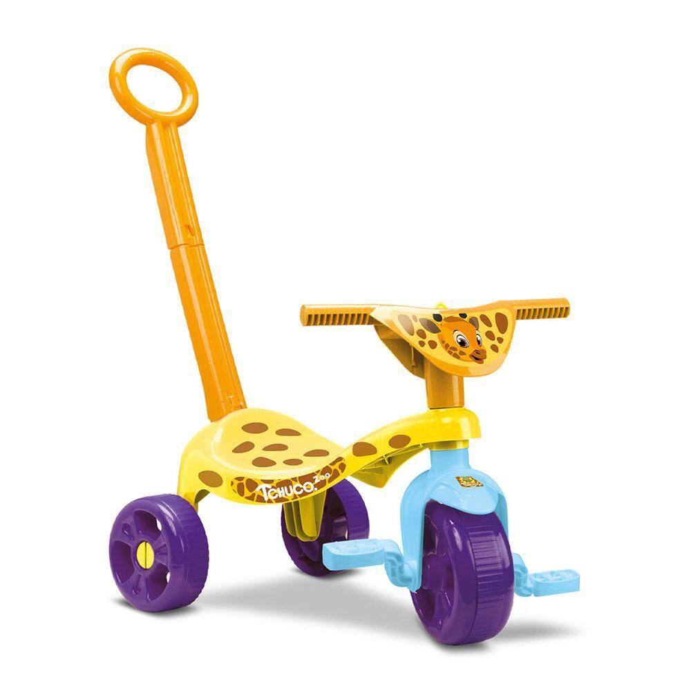 Triciclo Motoca Infantil Unicórnio Com Haste Tchuco Samba Toys