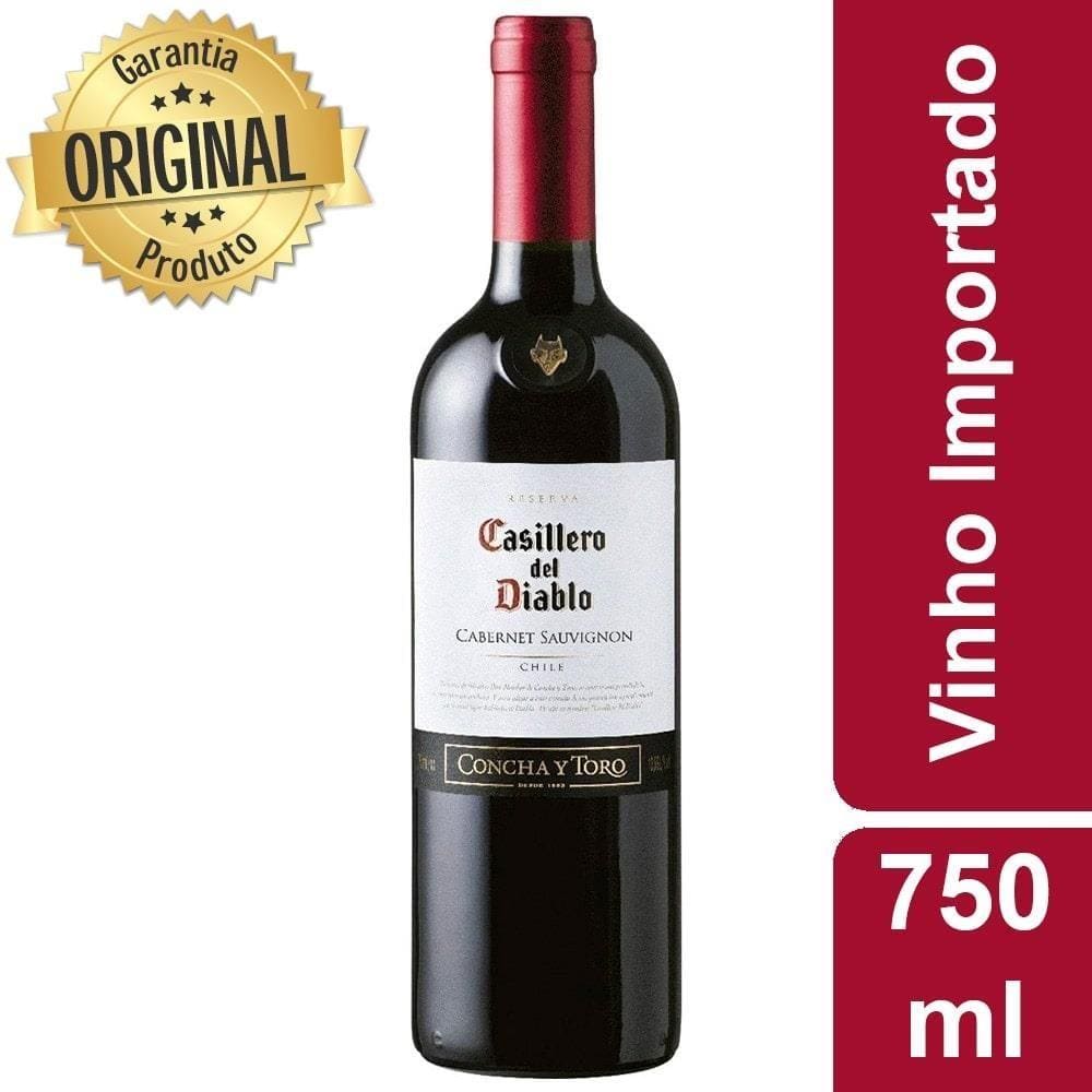 Vinho Tinto Chileno Cabernet Sauvignon Casillero Del Diablo  750 ml