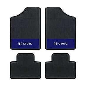Tapete Automotivo - Civic - Base Azul - Logo Honda