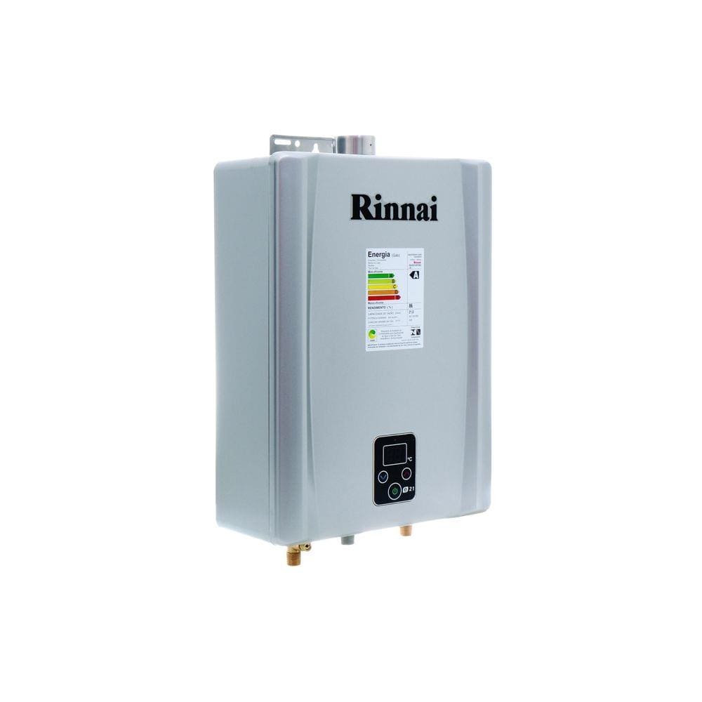 Aquecedor de Agua a Gás, E21 FEHGGLP, Rinnai, GLP, Prata
