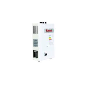 Aquecedor de agua a gas mecanico reu m090 gn 9 litros min rinnai | Casas  Bahia