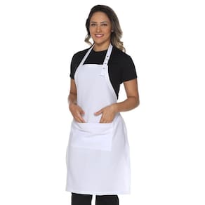 Avental com fivela e bolso