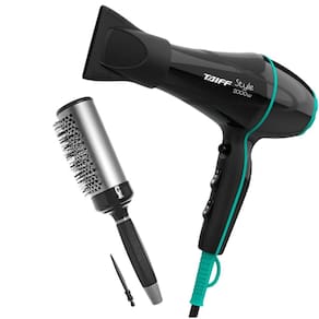 Kit - Secador Prof. Taiff Style 2000W Preto + Escova Proart Ricci Perfetti 98105Hkh `G`
