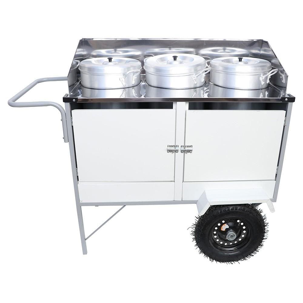 Carrinho Caldo e Sopa Cefaz Branco com Toldo BL35P-T