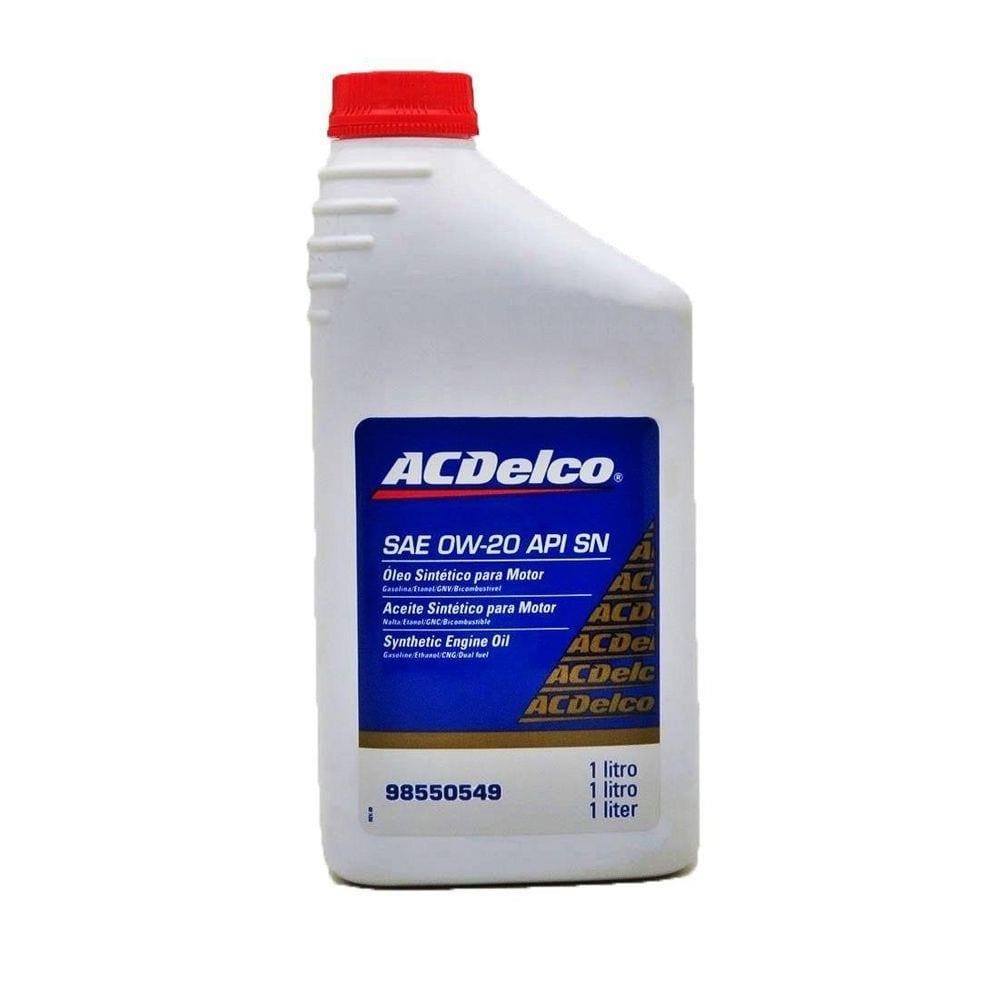 Óleo Lubrificante Sintético Acdelco Sae 0W20 Api Sn