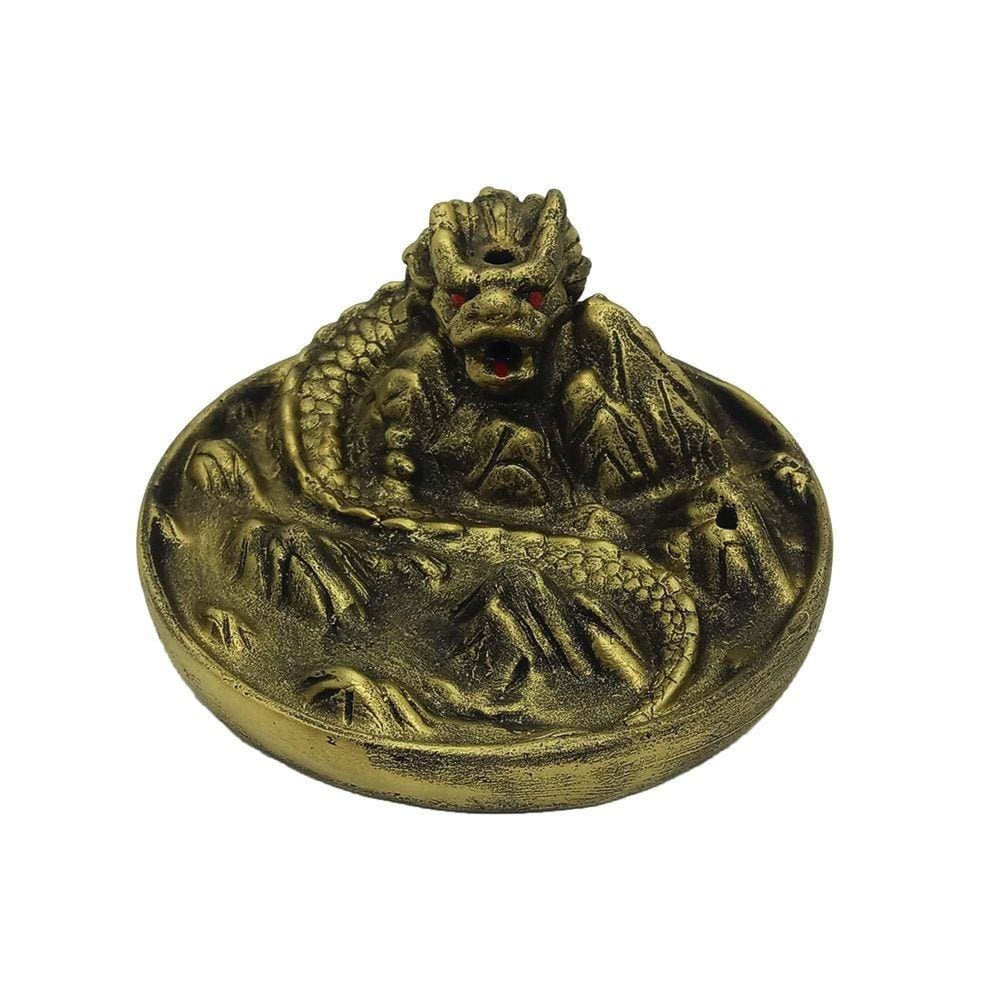 Incensário Dragão Névoa Floresta Encantada