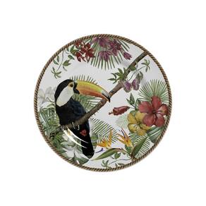 Conjunto Com 6 Pratos Sobremesa Tropicos Plus