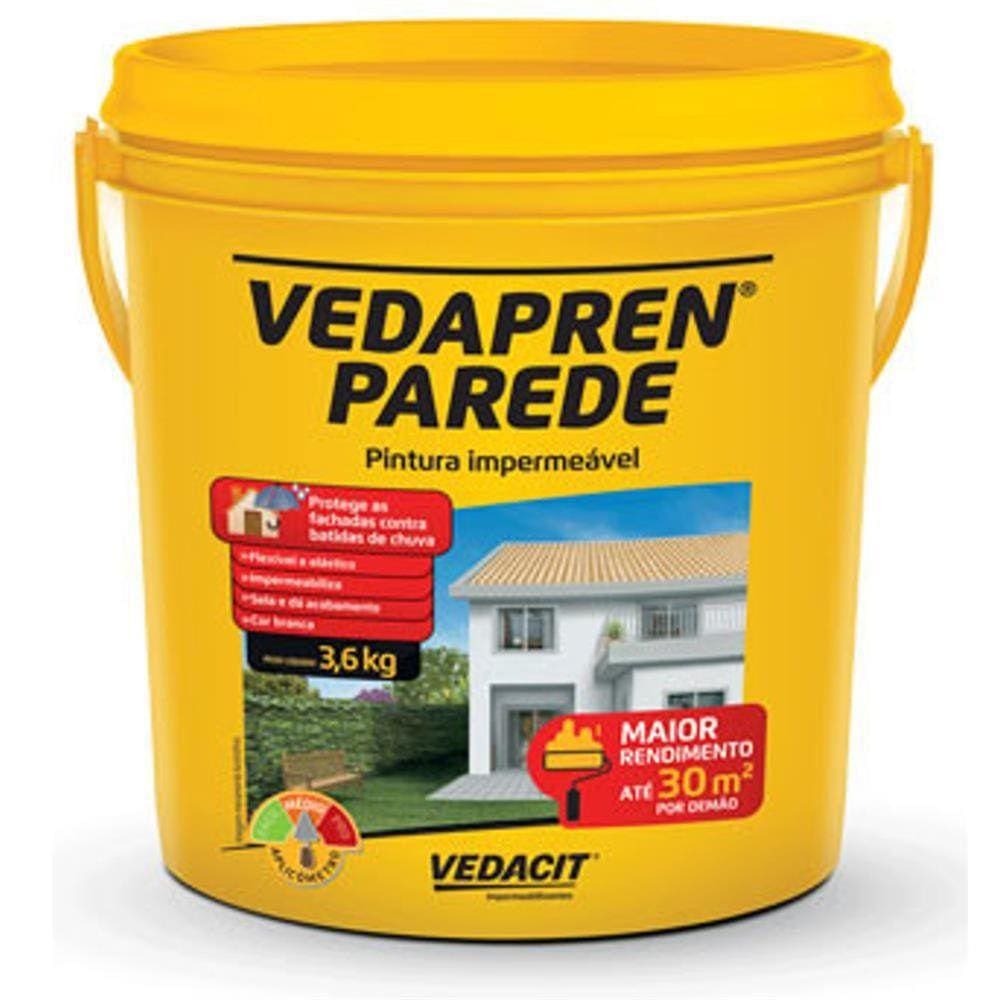 Vedapren Parede Branco 3,6Kg - Vedacit