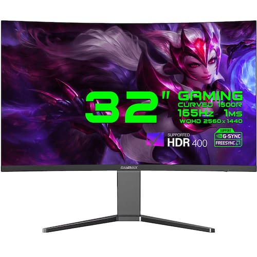 Monitor Gamemax 34 Ultrawide 144hz Quadhd - Escorrega o Preço