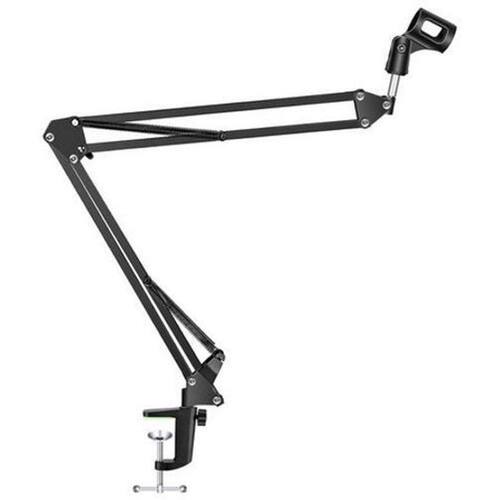 imagem-Braço Suporte Pedestal De Mesa Articulado Para Microfones