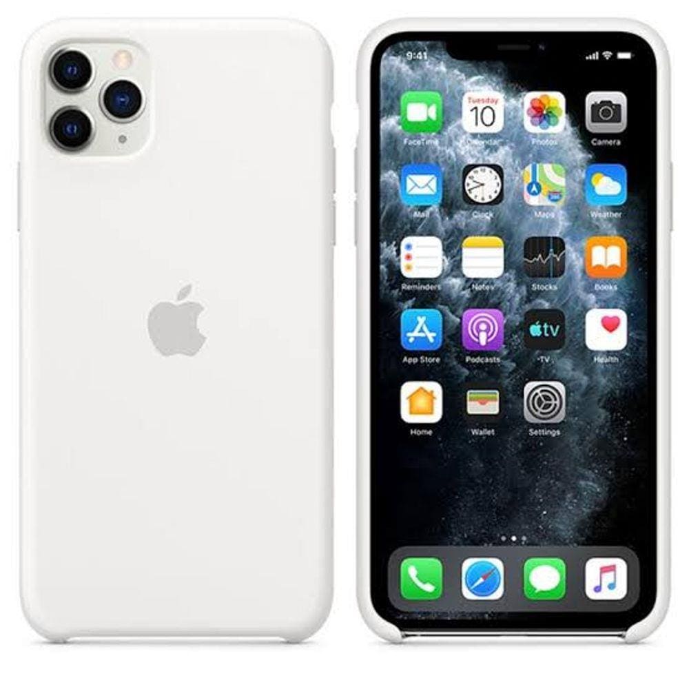 Case Capa Silicone Aveludada Branca Iphone 11 | Casas Bahia