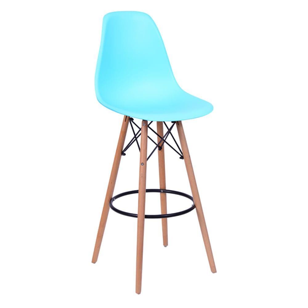 Banqueta Eiffel em PP Azul