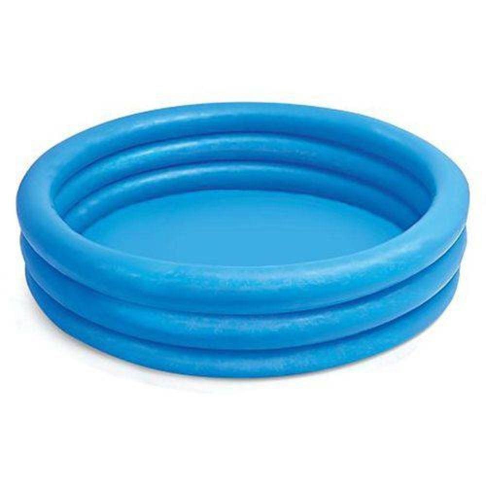 Piscina Redonda Inflável 3 Gomos Infantil 156 A 170 Litros Azul Intex