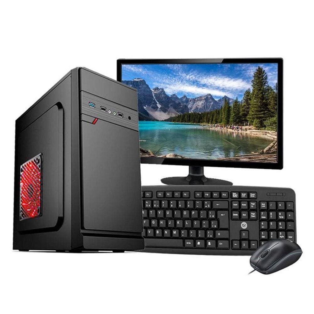 Computador Pc Completo Intel I5 4°Geração 8Gb Ssd 240Gb Wifi