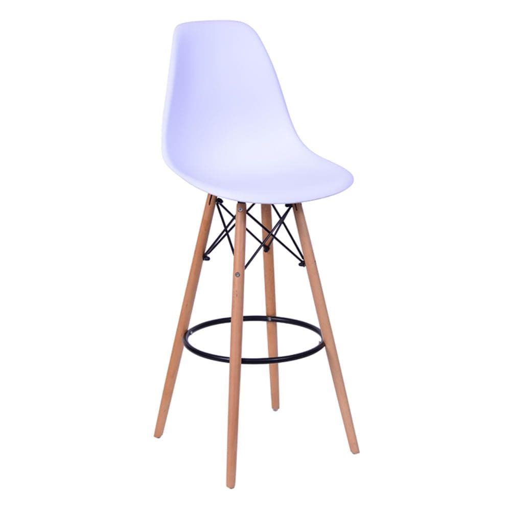 Banqueta Eiffel em PP Branco - OR 6602