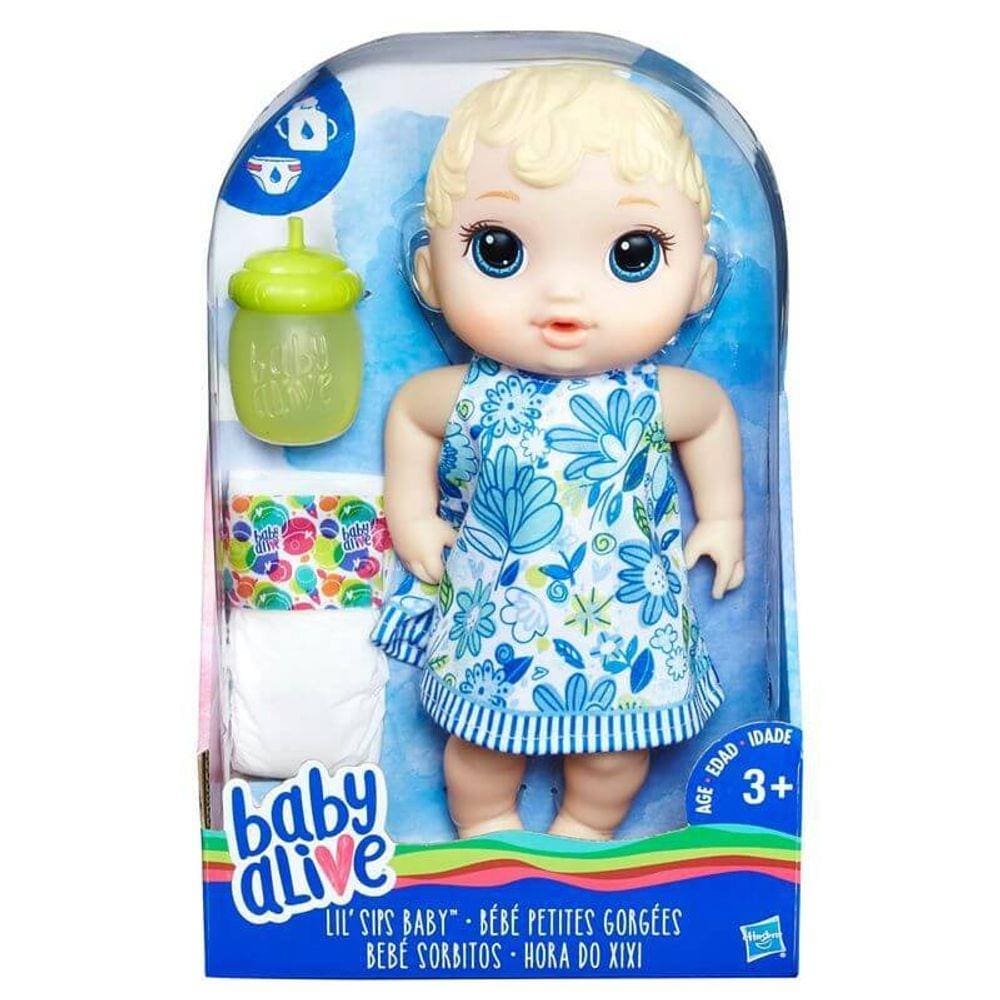 Boneca Baby Alive Sorvertinho Magico Loira Baby Alive Loira :  : Brinquedos e Jogos