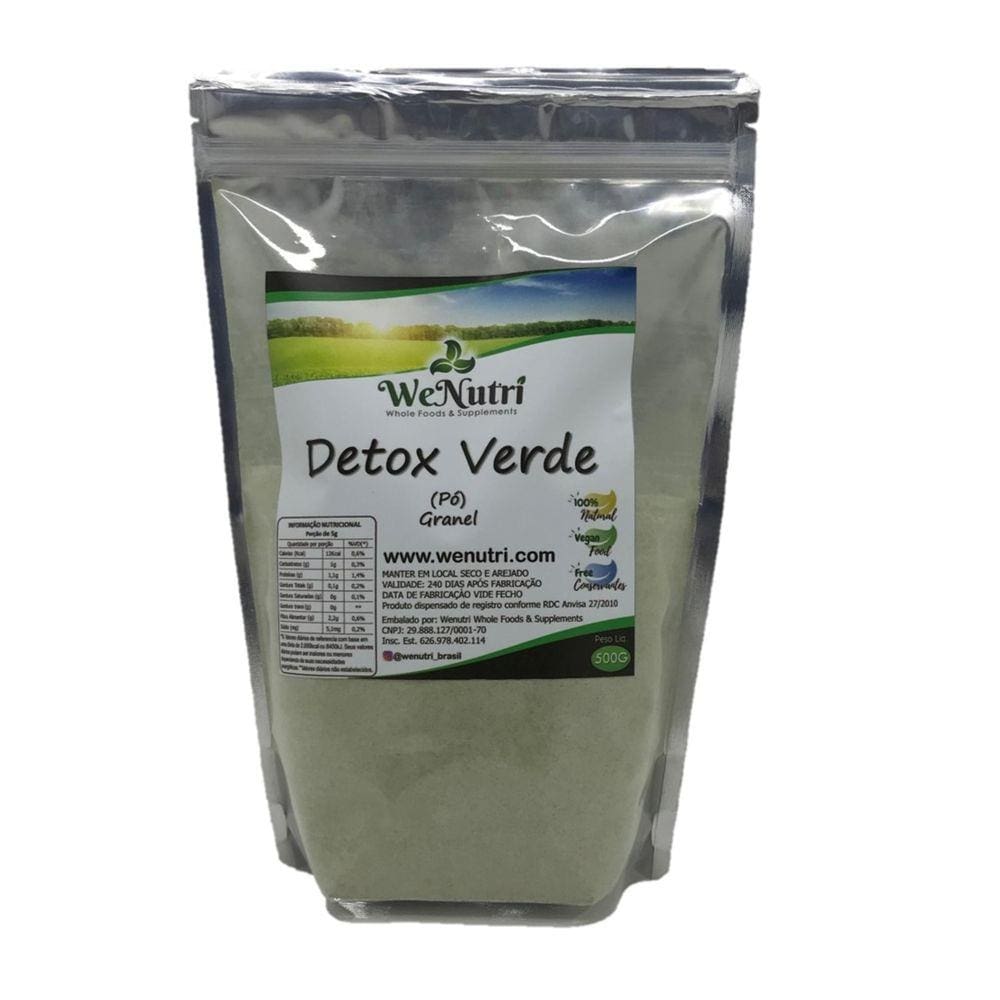 Detox Verde Solúvel 500G Wenutri