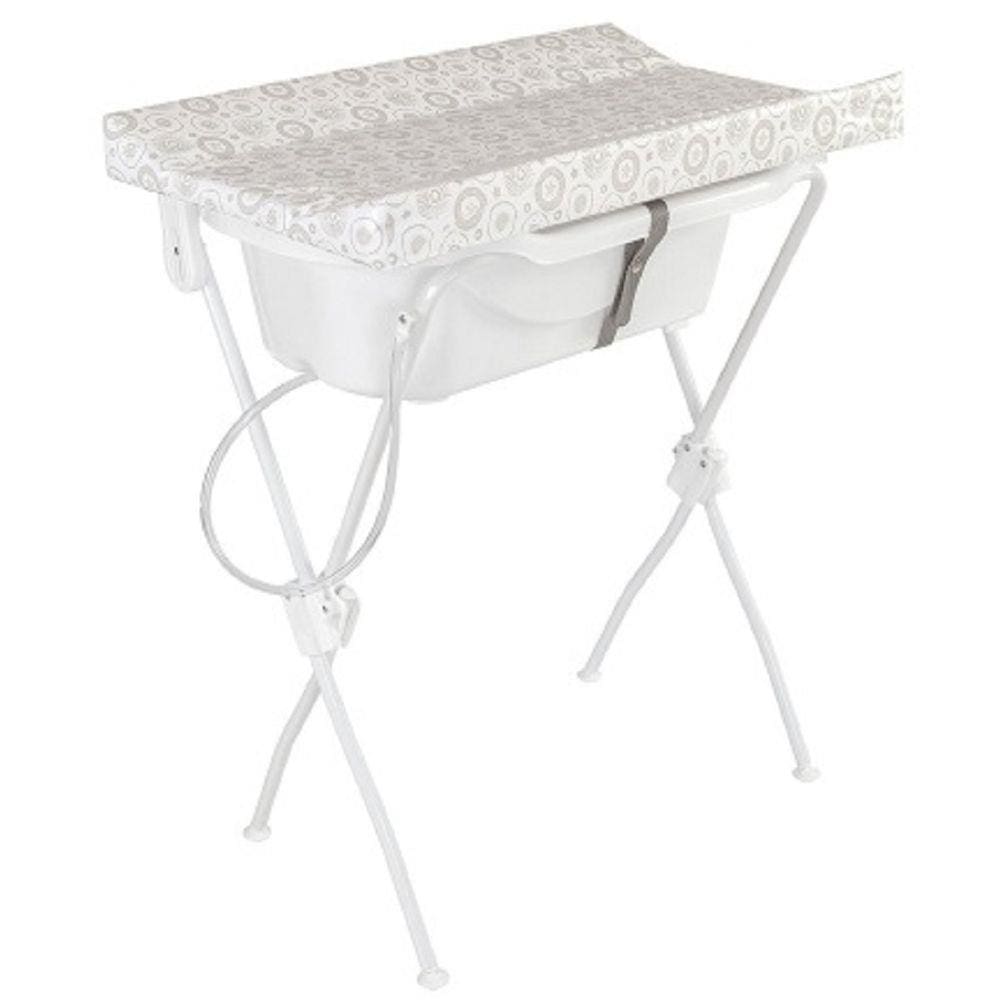 Banheira Com Trocador Floripa Branca Até 10 Kg - Tutti Baby