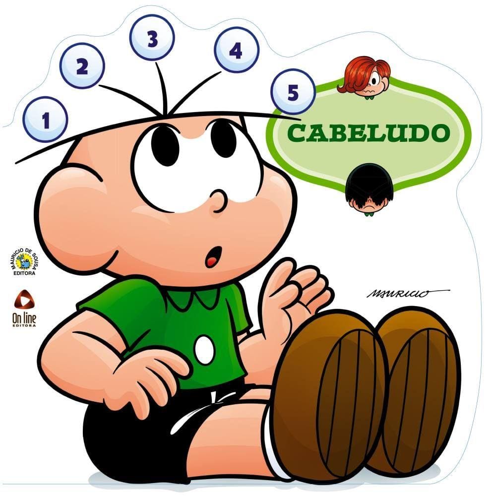 Livros - Cebolinha - Cabeludo