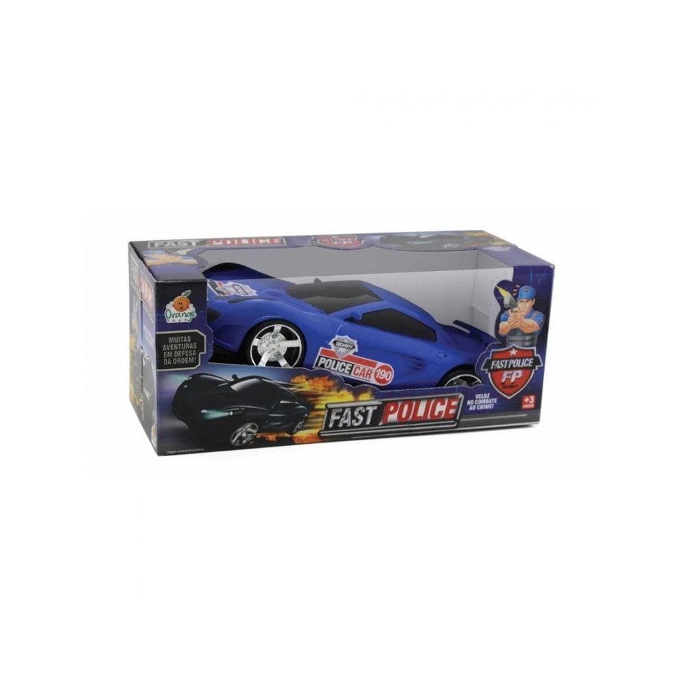 Carro Fast Police – Orange Toys