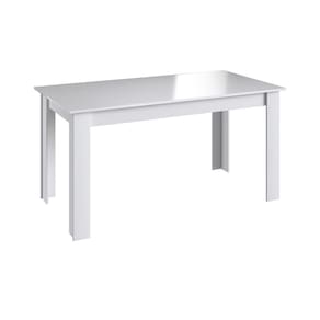 Mesa Fixa Com 4 Lugares Móveis Canção 120cm Branca