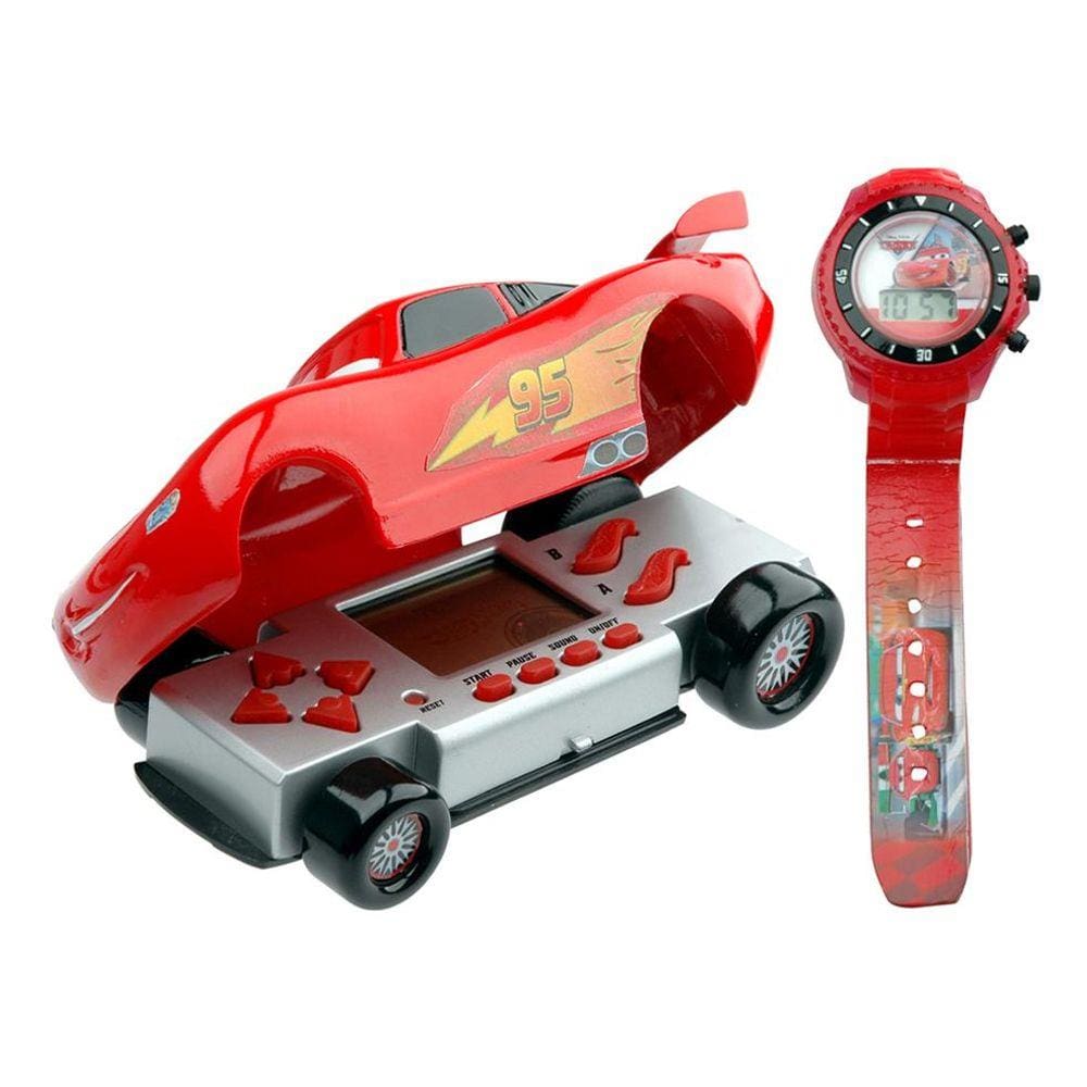 Mini Game - Disney Cars - Relâmpago McQueen e Relógio - Candide