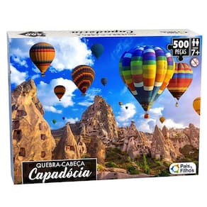 Quebra Cabeça 500 Peças Capadócia - Turquia - Pais e Filhos