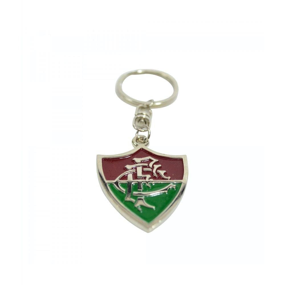 Chaveiro De Metal Com Brasão De Time - Fluminense