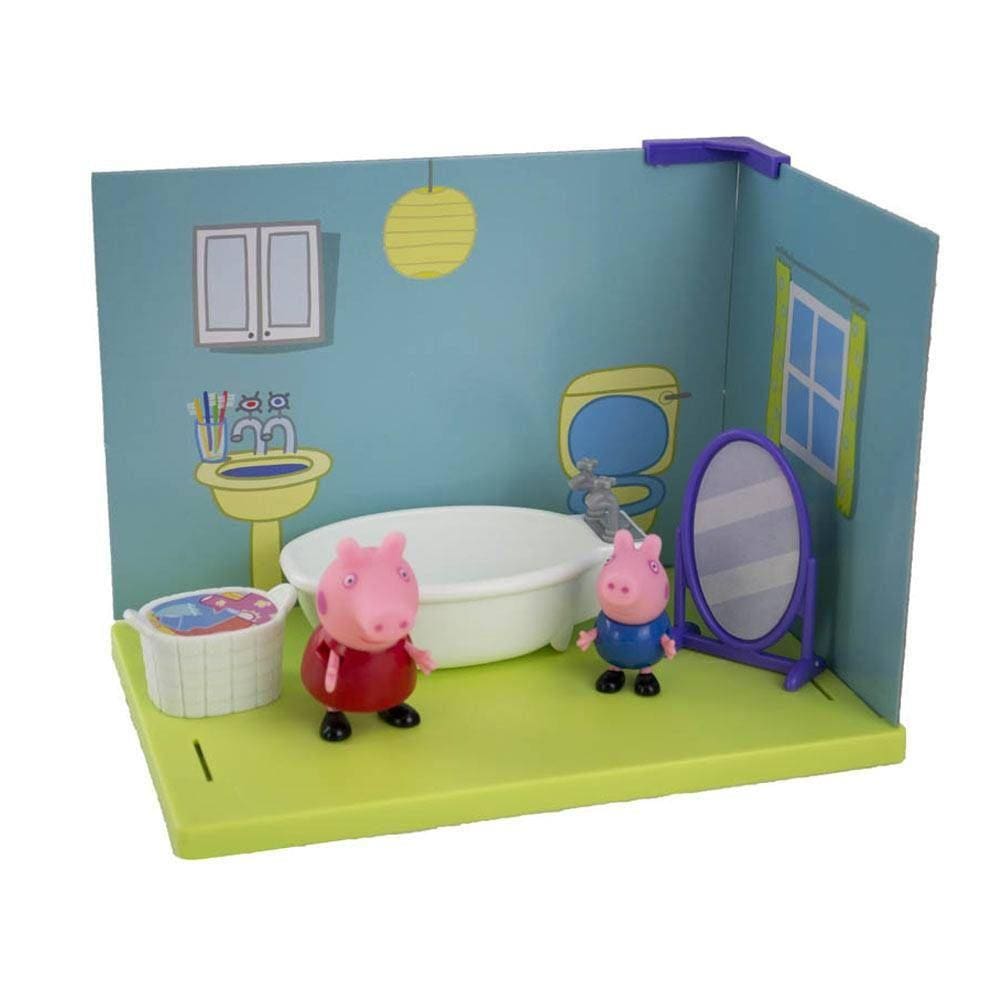 Playset E Mini Figuras Casa Com Jardim Da Peppa Pig - Dtc