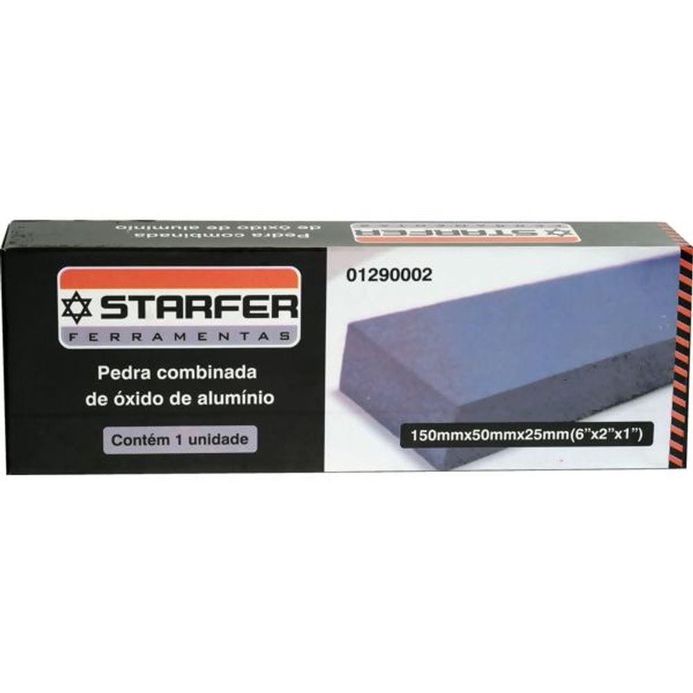 Pedra Combinada Starfer Oxido De Aluminio 8 Pol.