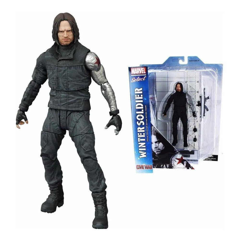Boneco Winter Soldier Soldado Invernal Marvel | Casas Bahia