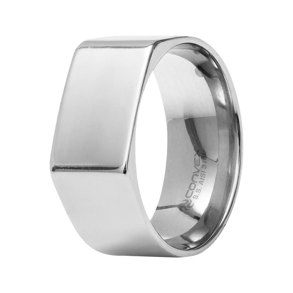 Aliança Aço Urban Polido 9mm